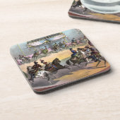 Circus Grand Finale, Circa 1872. Getränkeuntersetzer (Linke Seite)