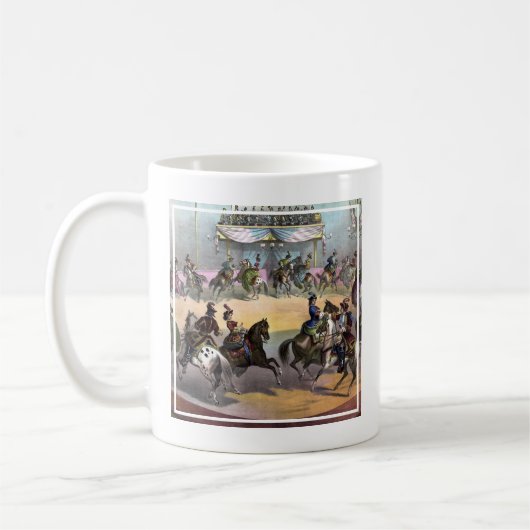 Circus Grand Finale, Circa 1872. Kaffeetasse (Links)