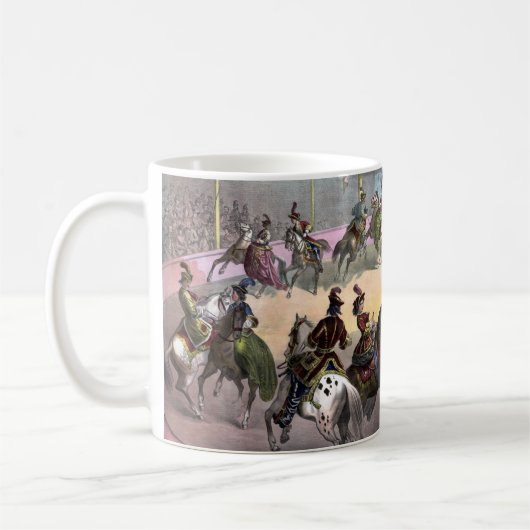 Circus Grand Finale, Circa 1872. Kaffeetasse (Links)