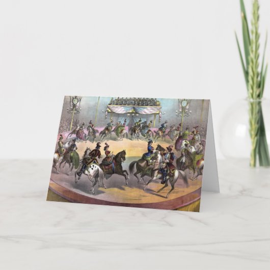 Circus Grand Finale, Circa 1872. Karte (Vorderseite)