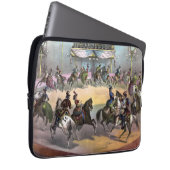 Circus Grand Finale, Circa 1872. Laptopschutzhülle (Vorne Rechts)