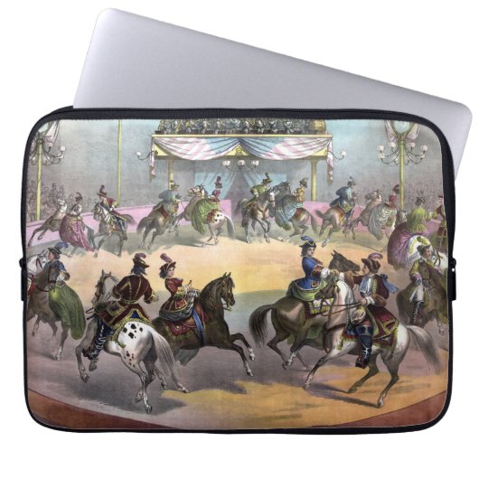 Circus Grand Finale, Circa 1872. Laptopschutzhülle (Vorderseite)