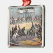 Circus Grand Finale, Circa 1872. Ornament Aus Metall (Links)