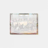 Circus Grand Finale, Circa 1872. Post-it Klebezettel (Vorderseite)