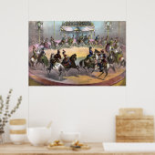 Circus Grand Finale, Circa 1872. Poster (Küche)