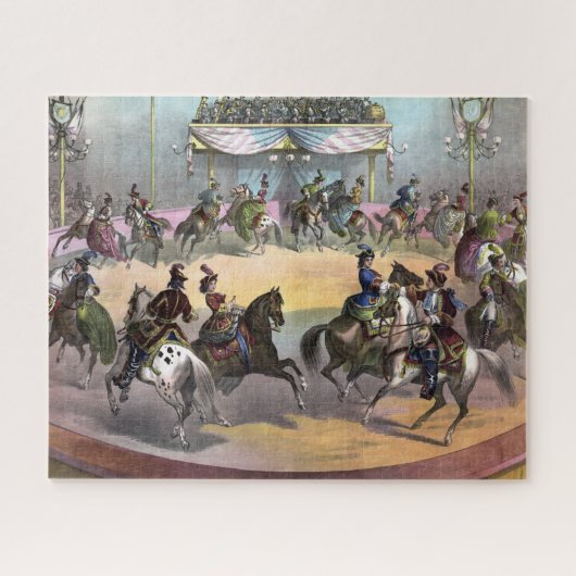 Circus Grand Finale, Circa 1872. Puzzle (Horizontal)