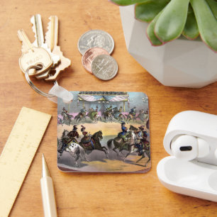 Circus Grand Finale, Circa 1872. Schlüsselanhänger