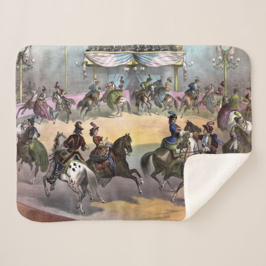 Circus Grand Finale, Circa 1872. Sherpadecke (Vorderseite (Horizontal))