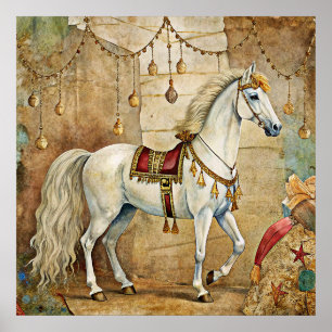 Circus Horse Poster