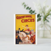 Circus Horse Postkarte (Stehend Vorderseite)