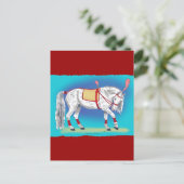 Circus Horse Postkarte (Stehend Vorderseite)