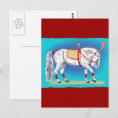 Circus Horse Postkarte (Vorne/Hinten)