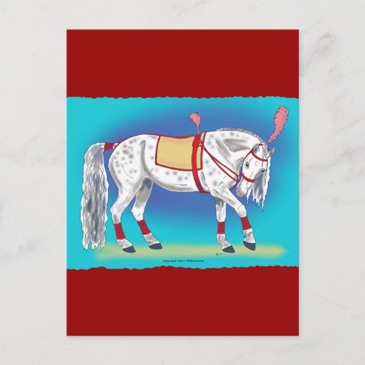 Circus Horse Postkarte (Vorderseite)