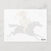Circus Horse und Tänzer Postkarte (Rückseite)