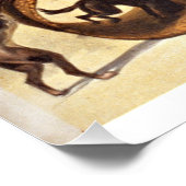 Circus Hunde, Vintage Abbildung, Poster (Ecke)