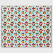 Circus Junge und Freunde Wrapping Paper Geschenkpapier (Flach)