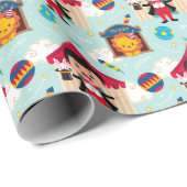 Circus Junge und Freunde Wrapping Paper Geschenkpapier (Rolleneckpunkt)