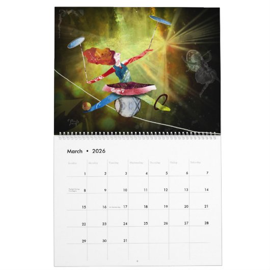 Circus Kalender (Mär 2026)