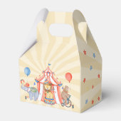 Circus Karneval & Animals Festival Geburtstagspart Geschenkschachtel (Rückseite)