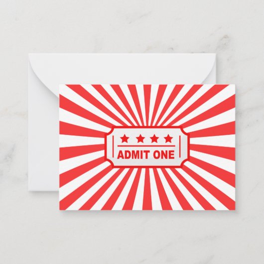 Circus Karneval Aquarell Babydusche Vielen Dank Mitteilungskarte (Rückseite)