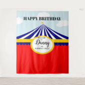 CIRCUS-Karneval BIRTHDABACKDROP Wandteppich (Vorderseite)