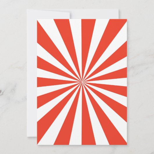 Circus Karneval Elefant Einladung zum Geburtstag (Rückseite)