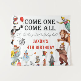 Circus Karneval Festival Geburtstag Party Hintergr Wandteppich