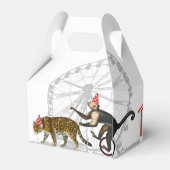 Circus Karneval Festival Thema Grosses Geburtstag Geschenkschachtel (Rückseite)