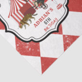 Circus Karneval Festival Thema Grosses Geburtstag Seidenpapier (Ausschnitt)