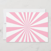 Circus Karneval Geburtstag Danke Karte mit Foto (Rückseite)