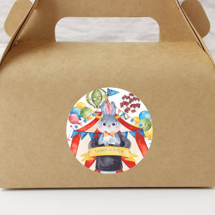 Circus Karneval Klassischer Rundsticker Runder Aufkleber