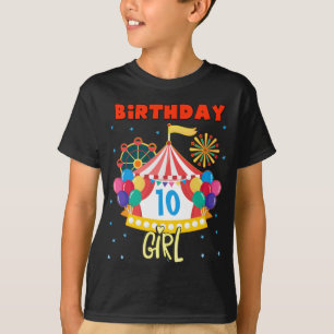 Circus Karneval Party Girl Theme Matching T - Shir T-Shirt