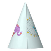 Circus Karneval Thema Kinder Geburtstagsparty Partyhütchen (Rückseite)