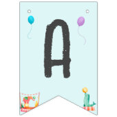 Circus Karneval Thema Kinder Geburtstagsparty Wimpelkette (Dritte Fahne)