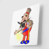 Circus Koch Quadratische Wanduhr (Winkel)