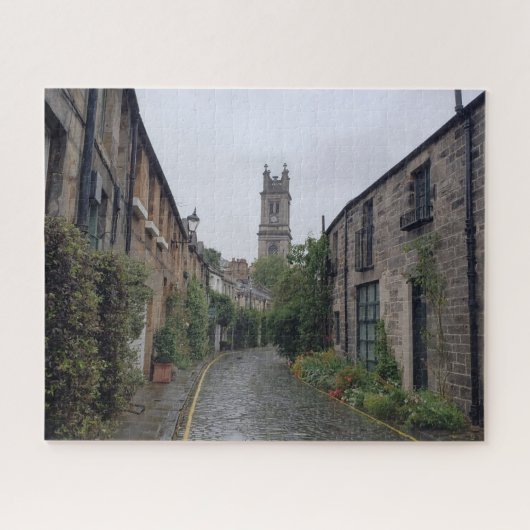 Circus Lane in Edinburgh, Schottland Puzzle (Horizontal)