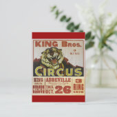 CIRCUS LINE-King Bros. Zirkus- Postkarte (Stehend Vorderseite)