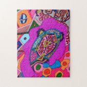 "Circus Lion" Abstrakt Puzzle (Vertikal)