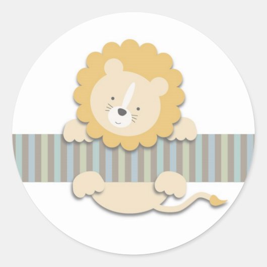Circus Lion | Aufkleber (Vorderseite)