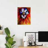 Circus-Lion-Poster Poster (Heimbüro)