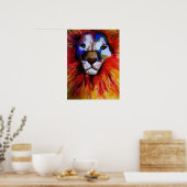 Circus-Lion-Poster Poster (Küche)