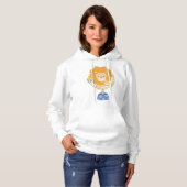 Circus Lion springt durch einen Hoop Hoodie (Vorne ganz)