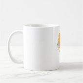 Circus Lion springt durch einen Hoop Kaffeetasse (Links)