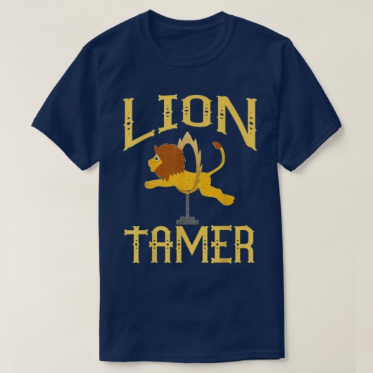 Circus Lion Tamer Lion Tamer Kostüm T-Shirt (Design vorne)