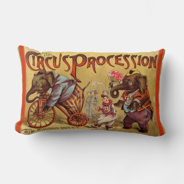 Circus Lumbar Pillow Lendenkissen (Vorderseite)