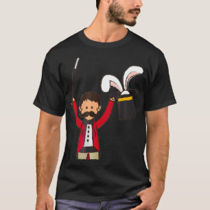 CIRCUS MAGICIAN MIT RABBIT TOP HAT