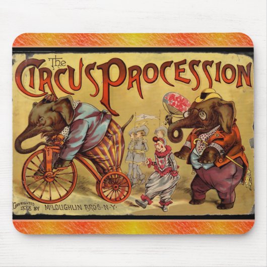 Circus Mouse Pad Mousepad (Vorne)