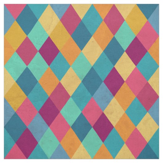 Circus Multicolor Rhombusse Stoff (Muster)