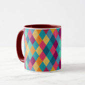 Circus Multicolor Rhombusse Tasse (Vorderseite Links)