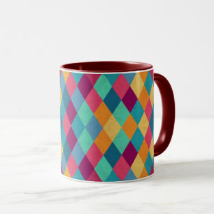 Circus Multicolor Rhombusse Tasse